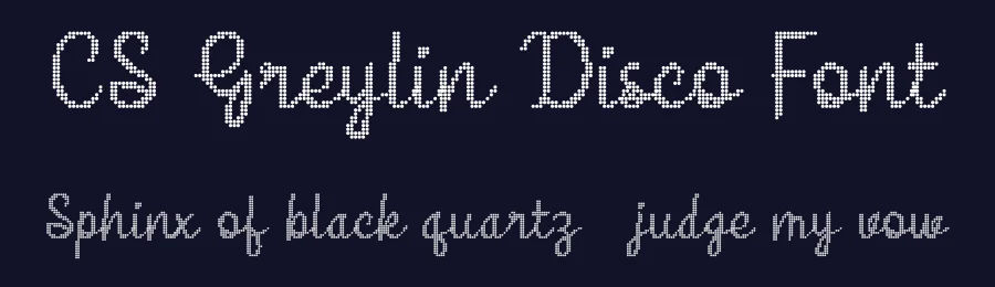 CS Greylin Disco Font by craftsupplyco — Display Font — thumbnail 2