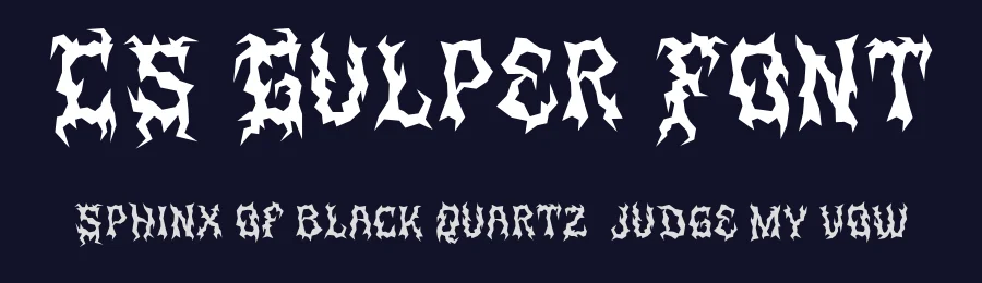 CS Gulper Font by craftsupplyco — Display Font — thumbnail 2