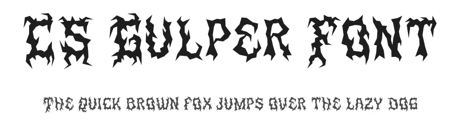 CS Gulper Font by craftsupplyco β Display Font