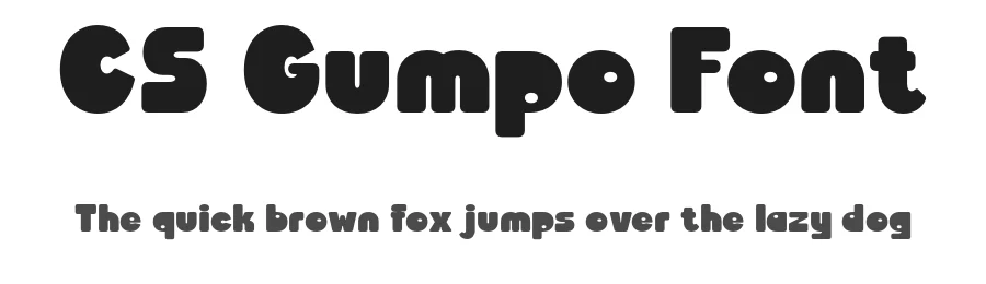 CS Gumpo Font by craftsupplyco — Display Font
