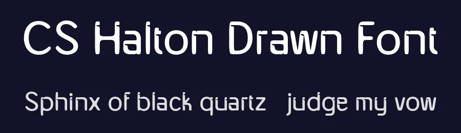 CS Halton Drawn Font by craftsupplyco — Sans Serif Font — thumbnail 2