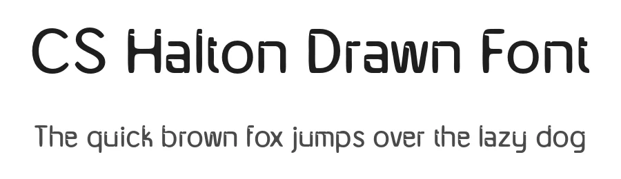 CS Halton Drawn Font by craftsupplyco — Sans Serif Font