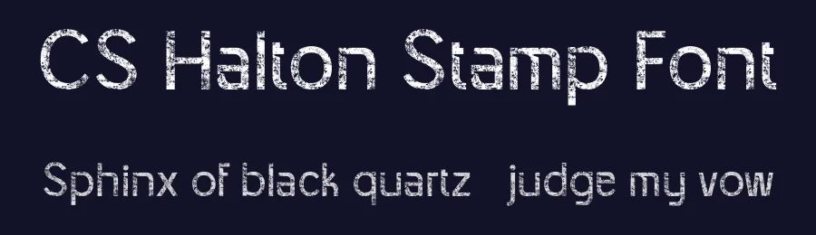 CS Halton Stamp Font by craftsupplyco — Sans Serif Font — thumbnail 2