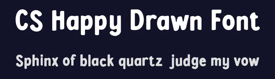 CS Happy Drawn Font by craftsupplyco — Sans Serif Font — thumbnail 2