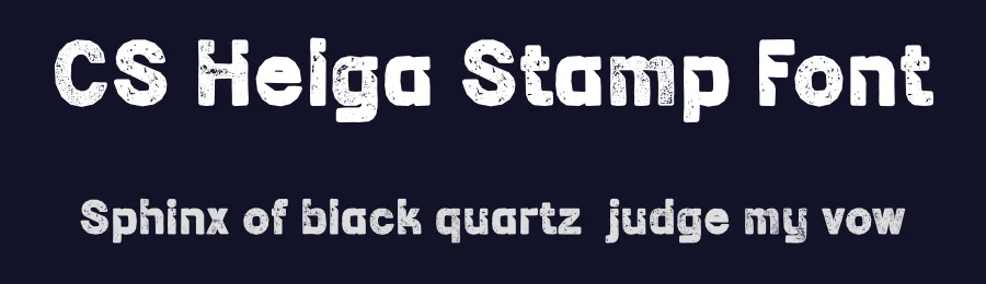 CS Helga Stamp Font by craftsupplyco — Sans Serif Font — thumbnail 2