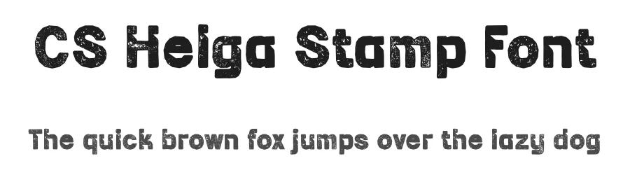 CS Helga Stamp Font by craftsupplyco — Sans Serif Font
