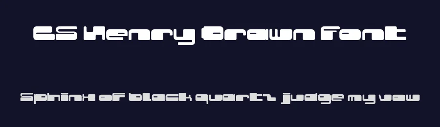 CS Henry Drawn Font by craftsupplyco — Display Font — thumbnail 2