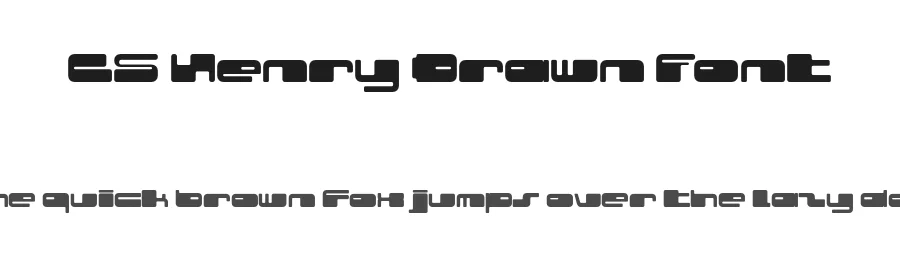 CS Henry Drawn Font by craftsupplyco — Display Font