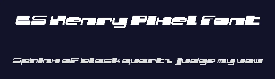 CS Henry Pixel Font by craftsupplyco — Display Font — thumbnail 2