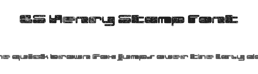 CS Henry Stamp Font by craftsupplyco — Display Font