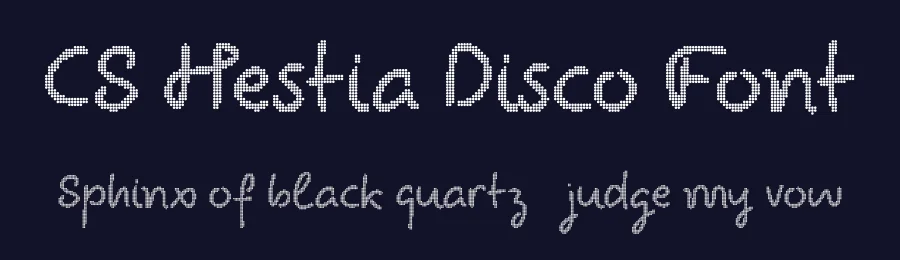 CS Hestia Disco Font by craftsupplyco — Display Font — thumbnail 2