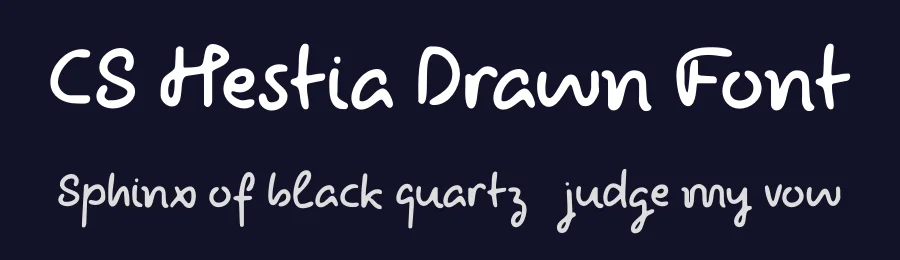 CS Hestia Drawn Font by craftsupplyco — Script Handwritten Font — thumbnail 2