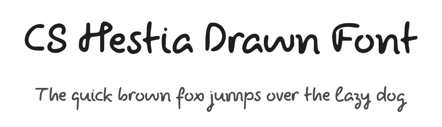 CS Hestia Drawn Font by craftsupplyco — Script Handwritten Font