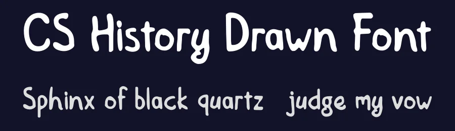 CS History Drawn Font by craftsupplyco — Display Font — thumbnail 2