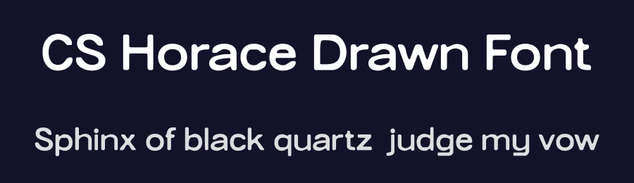 CS Horace Drawn Font by craftsupplyco — Sans Serif Font — thumbnail 2