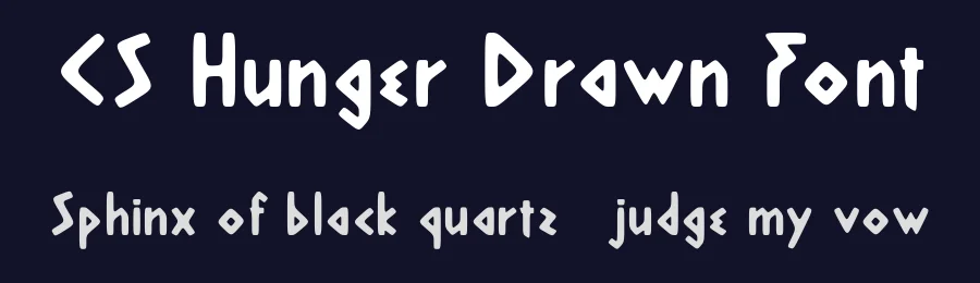 CS Hunger Drawn Font by craftsupplyco — Sans Serif Font — thumbnail 2