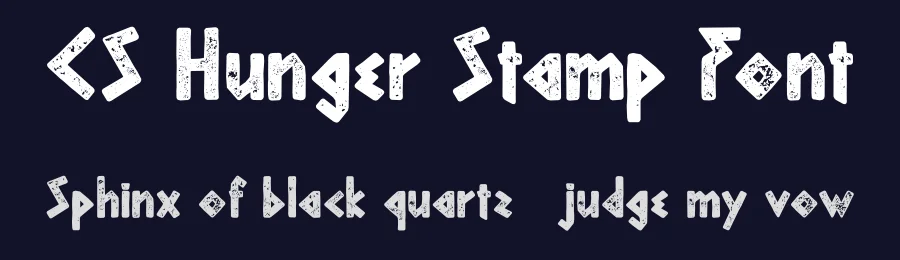 CS Hunger Stamp Font by craftsupplyco — Display Font — thumbnail 2