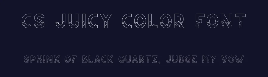 CS Juicy Color Font by craftsupplyco — Sans Serif Font — thumbnail 2