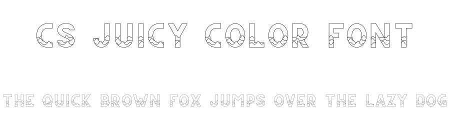 CS Juicy Color Font by craftsupplyco — Sans Serif Font