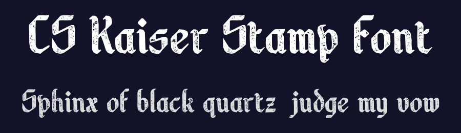 CS Kaiser Stamp Font by craftsupplyco — Script Handwritten Font — thumbnail 2