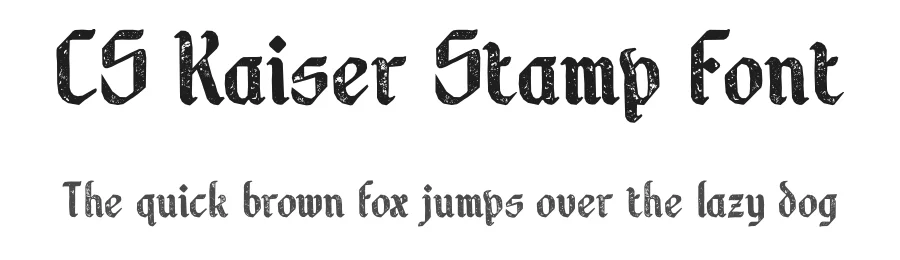 CS Kaiser Stamp Font by craftsupplyco — Script Handwritten Font