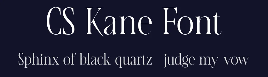 CS Kane Font by craftsupplyco — Display Font — thumbnail 2