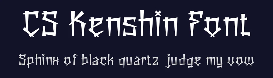 CS Kenshin Font by craftsupplyco — Display Font — thumbnail 2