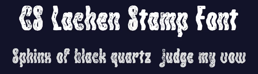 CS Lachen Stamp Font by craftsupplyco — Display Font — thumbnail 2