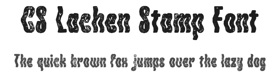 CS Lachen Stamp Font by craftsupplyco — Display Font