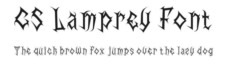 CS Lamprey Font by craftsupplyco — Display Font