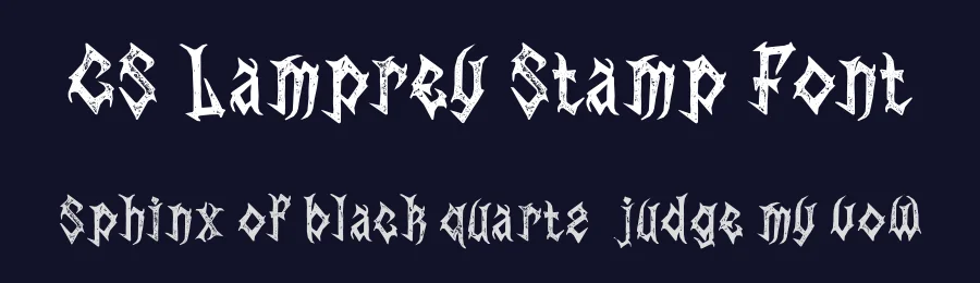CS Lamprey Stamp Font by craftsupplyco — Display Font — thumbnail 2