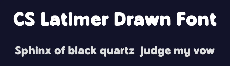 CS Latimer Drawn Font by craftsupplyco — Sans Serif Font — thumbnail 2
