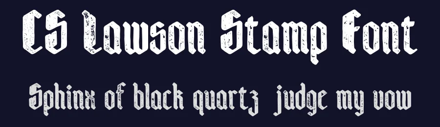 CS Lawson Stamp Font by craftsupplyco — Display Font — thumbnail 2