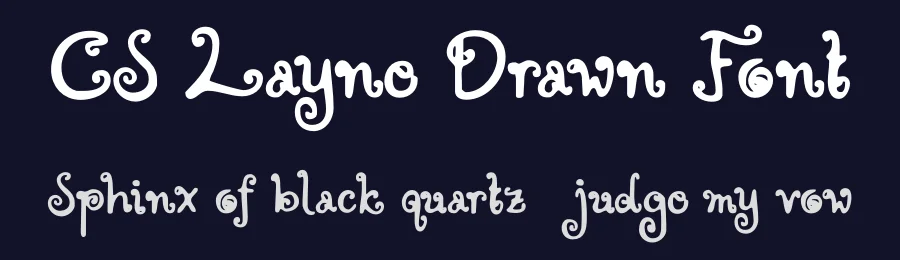 CS Layne Drawn Font by craftsupplyco — Display Font — thumbnail 2