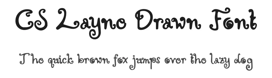 CS Layne Drawn Font by craftsupplyco — Display Font
