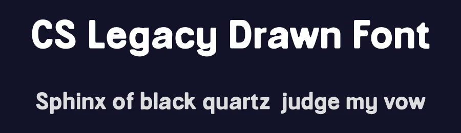 CS Legacy Drawn Font by craftsupplyco — Sans Serif Font — thumbnail 2