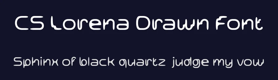 CS Lorena Drawn Font by craftsupplyco — Display Font — thumbnail 2