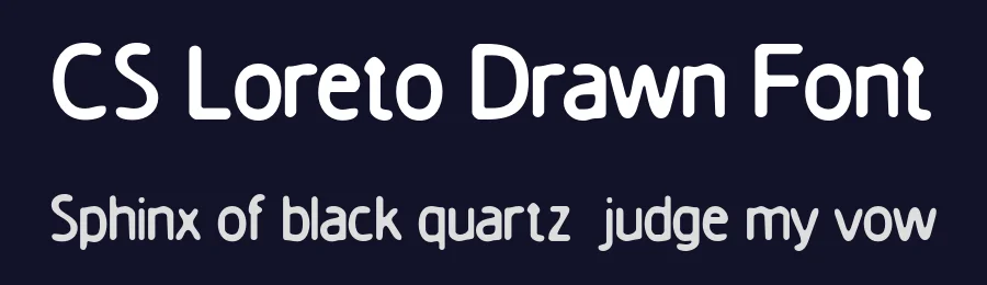 CS Loreto Drawn Font by craftsupplyco — Sans Serif Font — thumbnail 2