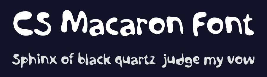CS Macaron Font by craftsupplyco — Display Font — thumbnail 2