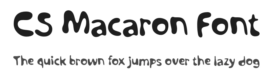 CS Macaron Font by craftsupplyco — Display Font