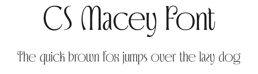 CS Macey Font by Craft Supply Co. — Display Font