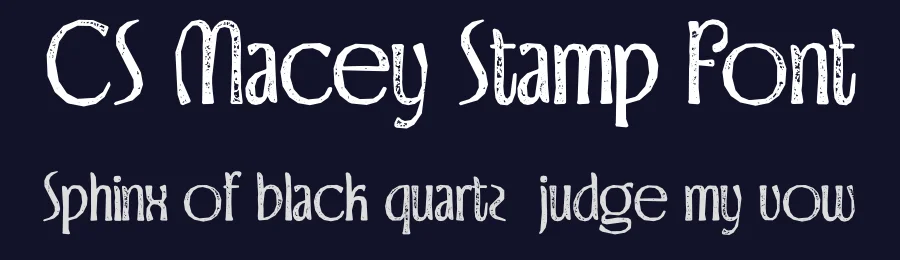 CS Macey Stamp Font by craftsupplyco — Display Font — thumbnail 2