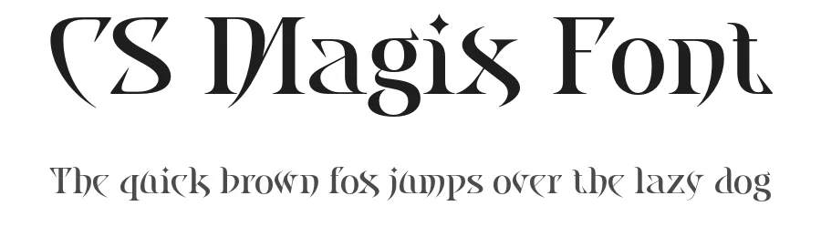 CS Magix Font by craftsupplyco — Display Font