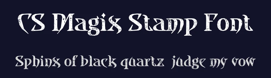 CS Magix Stamp Font by craftsupplyco — Display Font — thumbnail 2