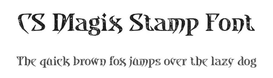 CS Magix Stamp Font by craftsupplyco — Display Font
