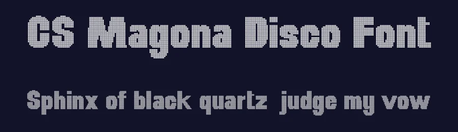 CS Magona Disco Font by craftsupplyco — Display Font — thumbnail 2