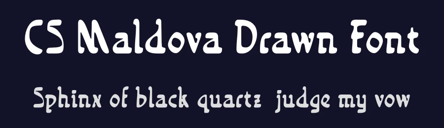 CS Maldova Drawn Font by craftsupplyco — Display Font — thumbnail 2