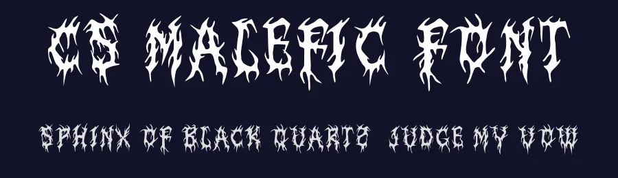 CS Malefic Font by craftsupplyco — Display Font — thumbnail 2