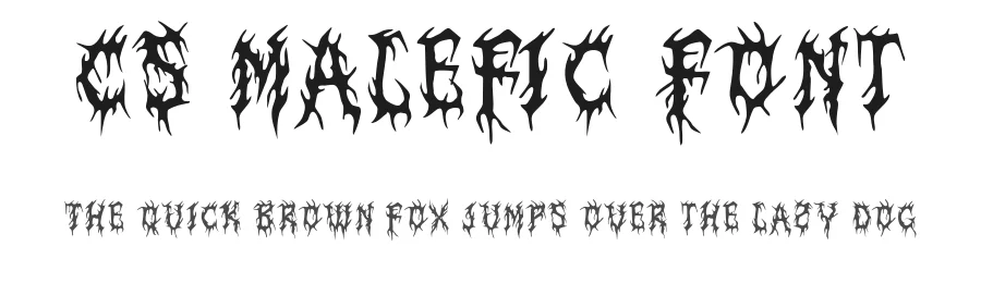 CS Malefic Font by craftsupplyco — Display Font