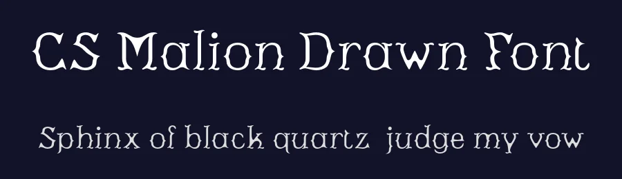 CS Malion Drawn Font by craftsupplyco — Display Font — thumbnail 2